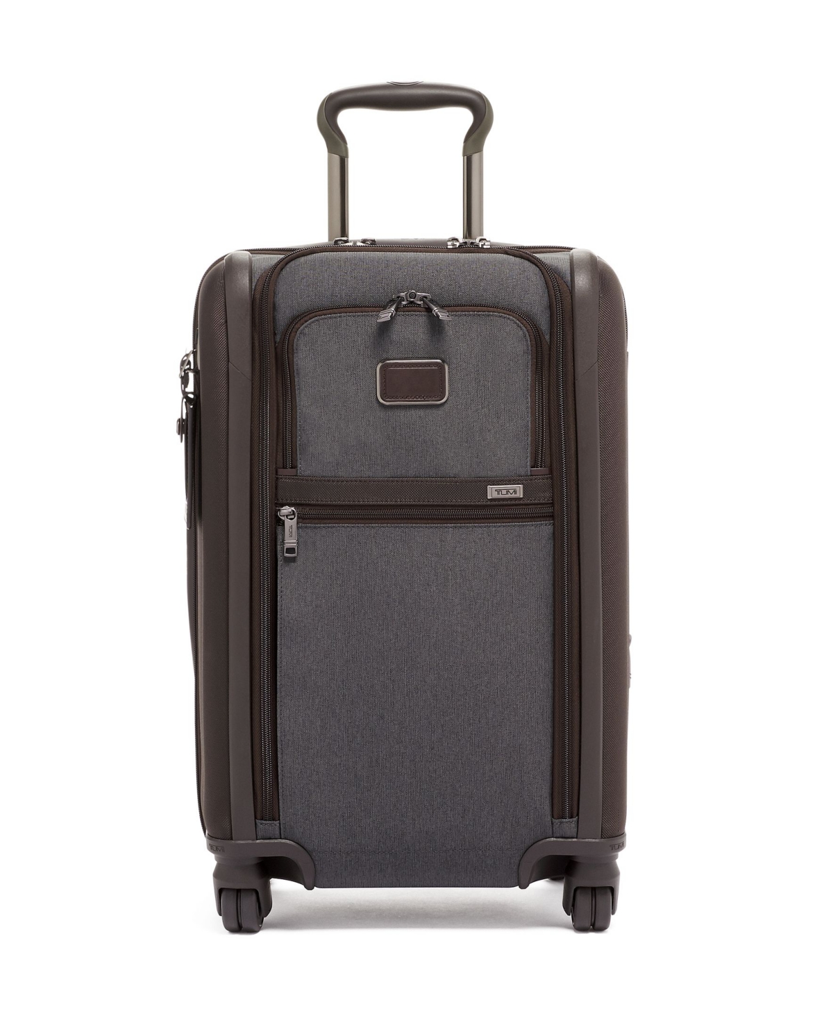 Alpha 3 International Expandable 4 Wheeled Carry-On Spinner Suitcase - Anthracite