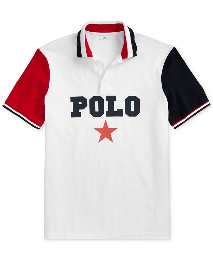 Polo Ralph Lauren Men's Classic-Fit Mesh Polo Americana Shirt, Created ...