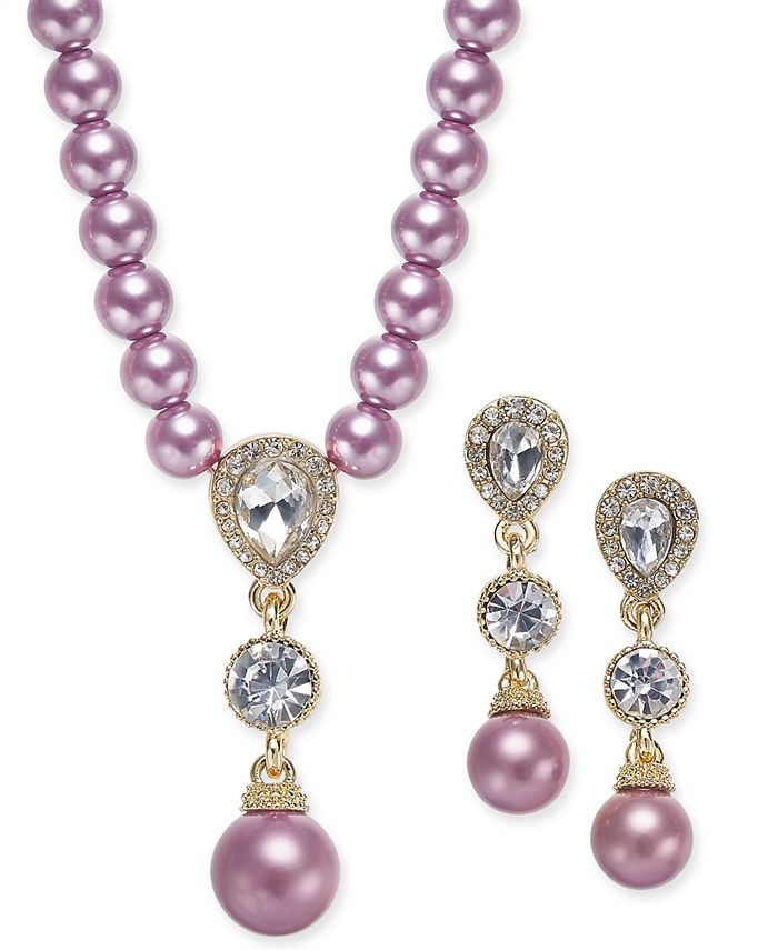 Macy's charter sales club pearl necklace