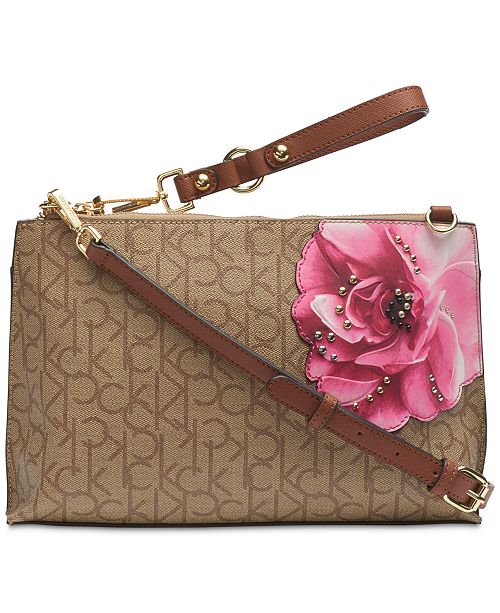 Calvin Klein Signature Sonoma Crossbody & Reviews - Handbags & Accessories - Macy&#39;s