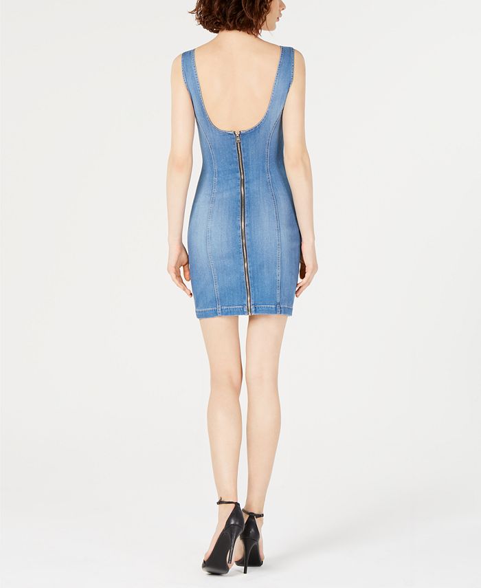 GUESS Sleeveless Jean Dress Macy's