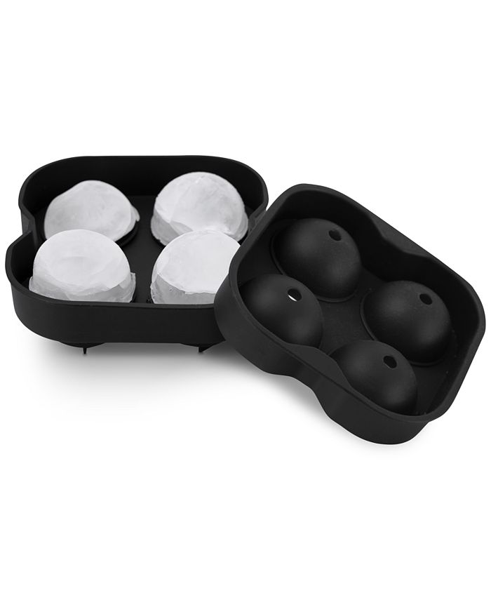 4-Sphere XL Black Silicone Ice Mold by Cambridge Home