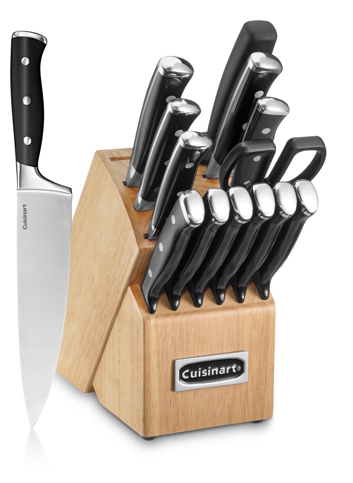 Cuisinart 15-piece Triple Riveted Cutlery Set In Black