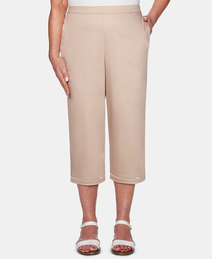 Alfred Dunner Petite Society Pages Capri Pants - Macy's
