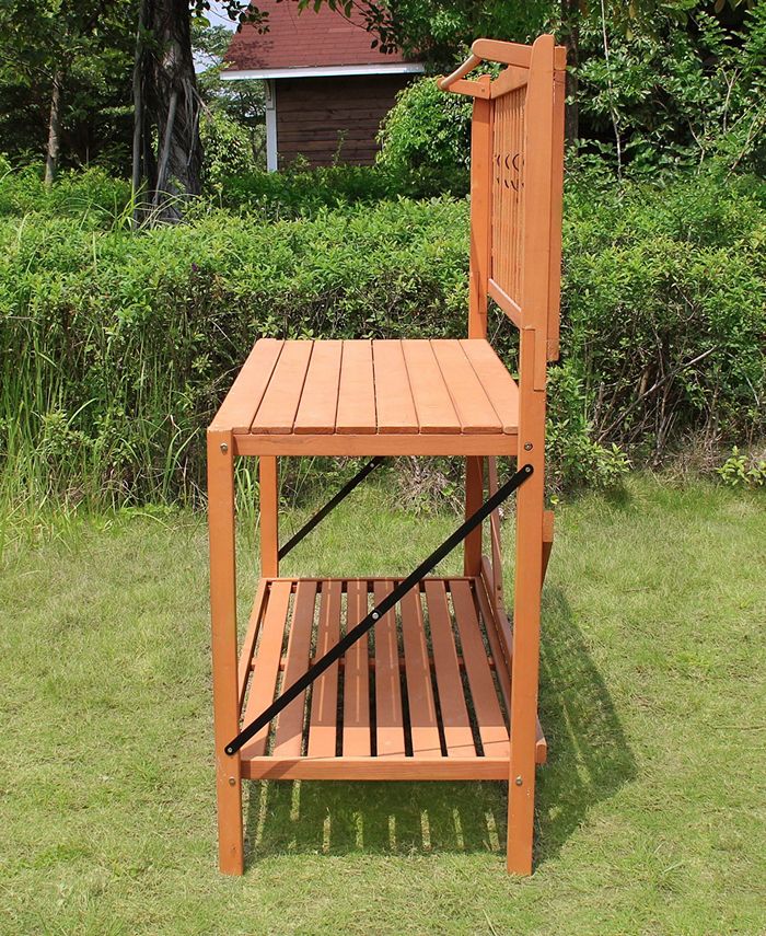 northbeam Foldable Potting Bench - Macy's