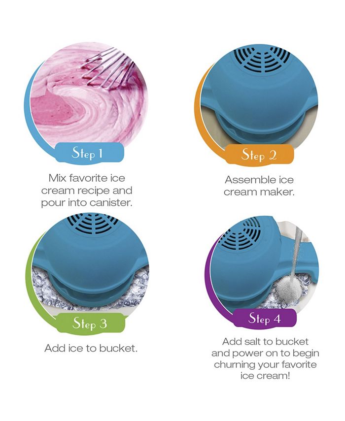 Elite by MaxiMatic Mr. Freeze 4 Quart Electric Ice Cream Maker Macy's