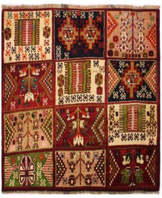 BB Rugs - Kashkayi 627954 Multicolor 3'11" x 4'5" Area Rug