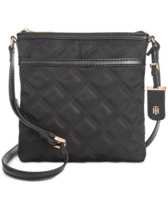 nylon quilted crossbody bag