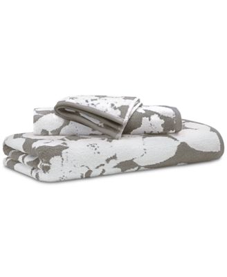 Sanders Floral Antimicrobial Cotton Hand Towel, 16" x 30"