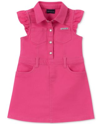 Calvin Klein - Baby Girls Denim Dress