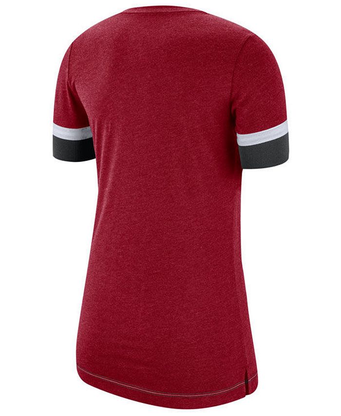 Nike Women's Cincinnati Reds Tri-Blend Fan T-Shirt - Macy's
