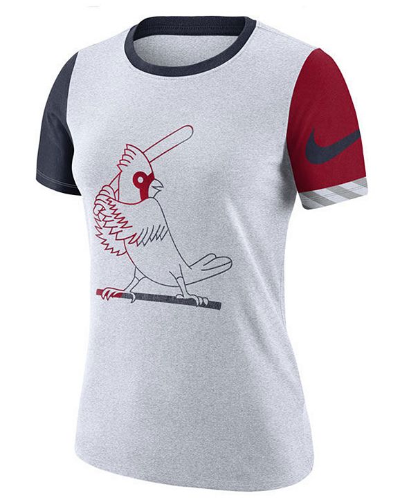 Nike Women&#39;s St. Louis Cardinals Slub Logo Crew T-Shirt & Reviews - Sports Fan Shop By Lids ...