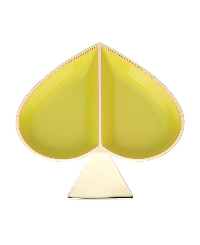 Kate Spade new york Spade Street Gold Jewelry Dish, Citron Spade Macy's