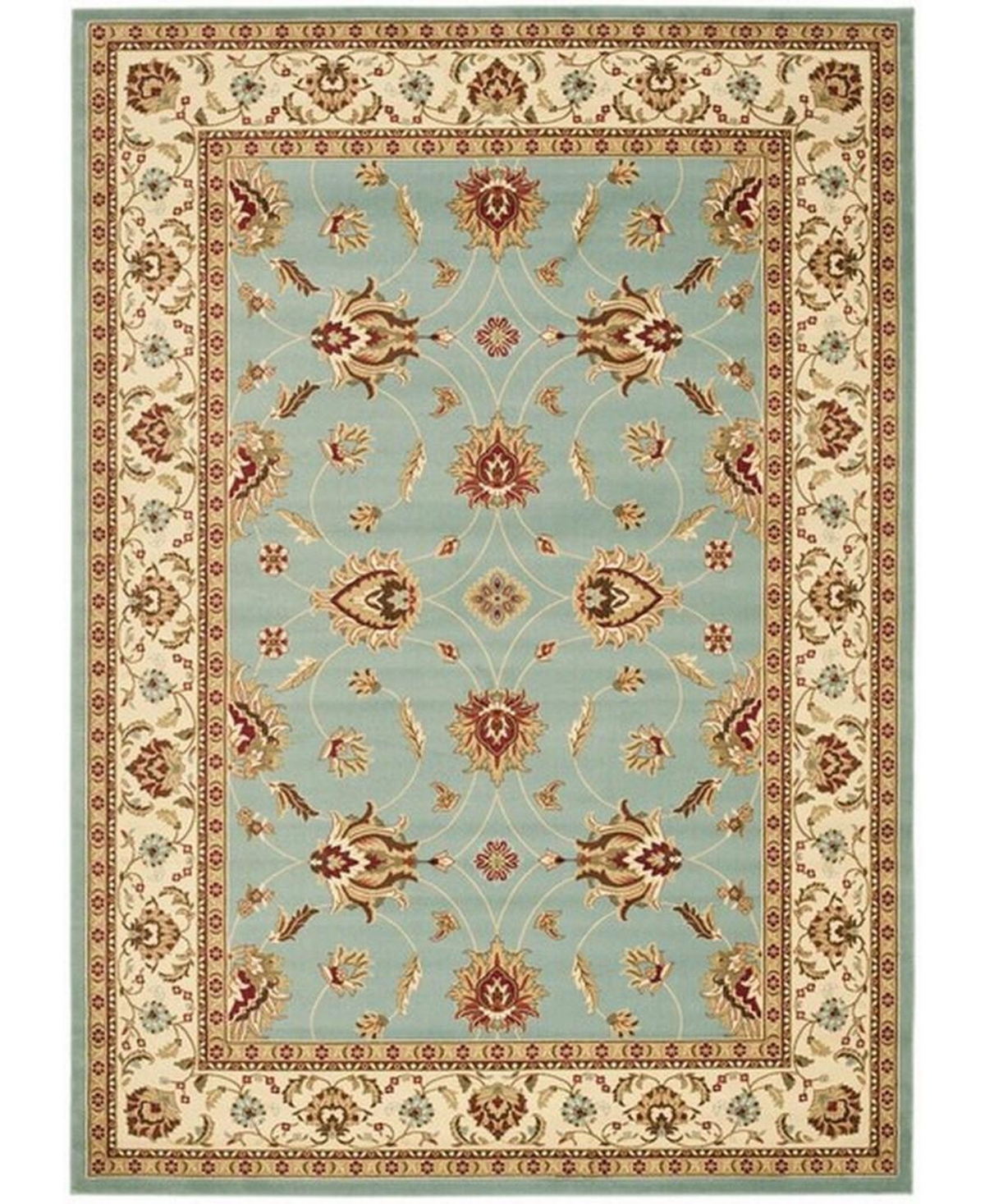 Safavieh Lyndhurst Blue and Ivory 8'9in x 12' Area Rug - Blue Group