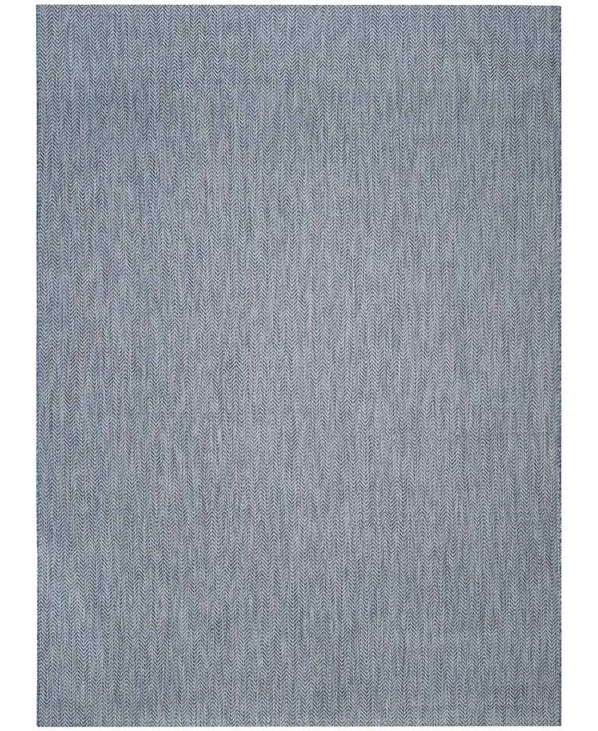 Safavieh Courtyard Navy and Gray 8' x 11' Sisal Weave Outdoor Area Rug - Navy / Gre