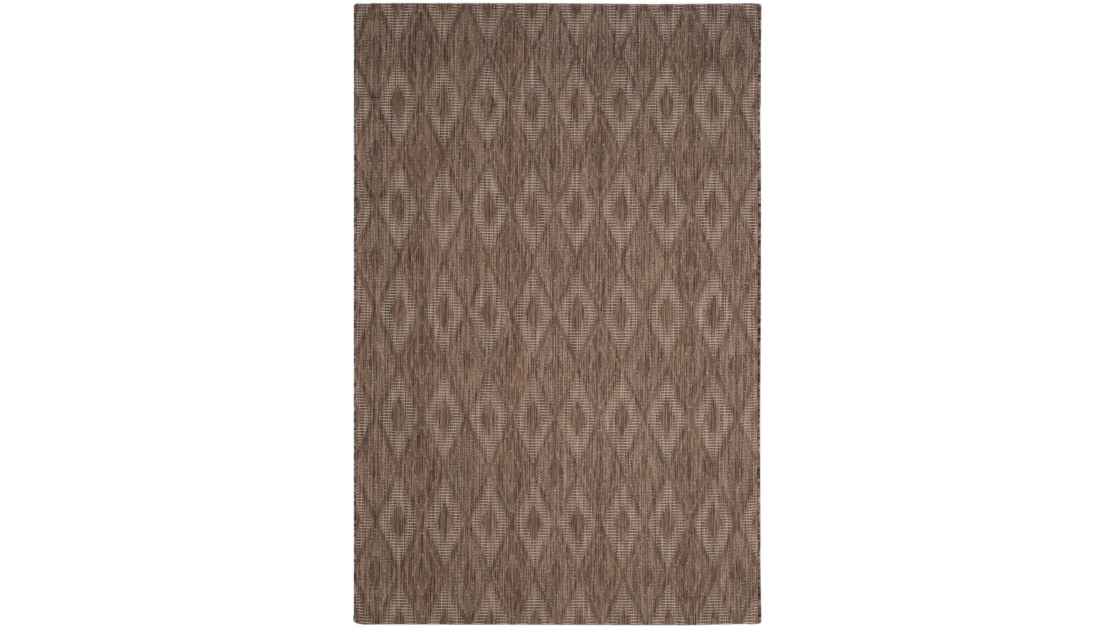 Safavieh Courtyard CY8522 Brown 5'3" x 7'7" Sisal Weave Outdoor Area Rug