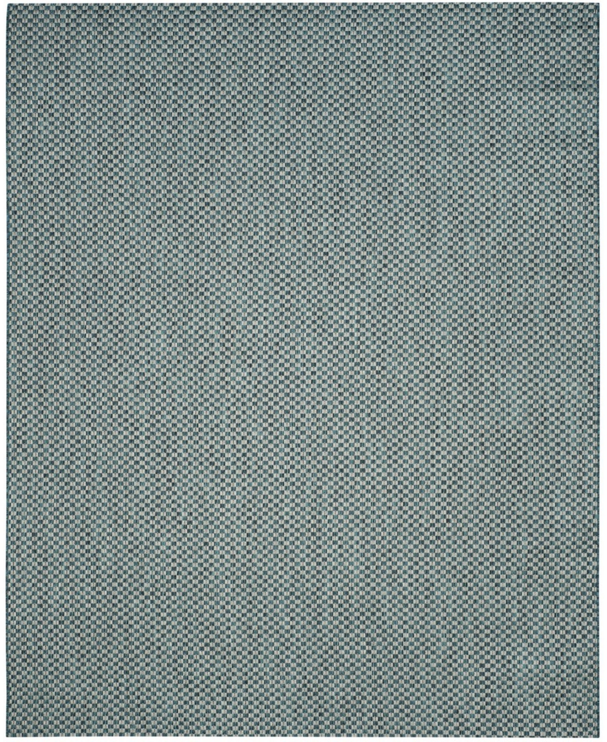 Safavieh Courtyard Turquoise and Light Gray 9' x 12' Sisal Weave Outdoor Area Rug - Turquoise