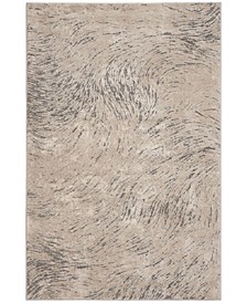 Meadow Ivory and Gray 6'7" x 9' Area Rug