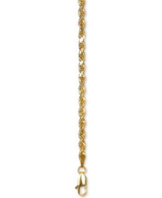 Forza Rope Chain 18" Necklace (3-1/5mm) in 14k Gold