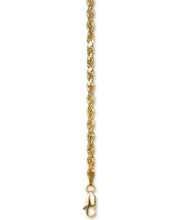 Italian Gold - Rope 28" Chain Necklace in 14k Gold