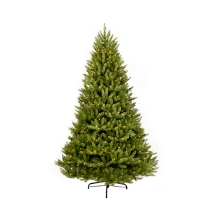 Puleo International 7.5 Ft. Pre-lit Franklin Fir Artificial Christmas Tree With 750 Clear Ul Listed Lights In Green