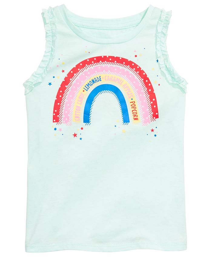 Epic Threads Toddler Girls Rainbow Ruffle Tank Top, Created for Macy's ...