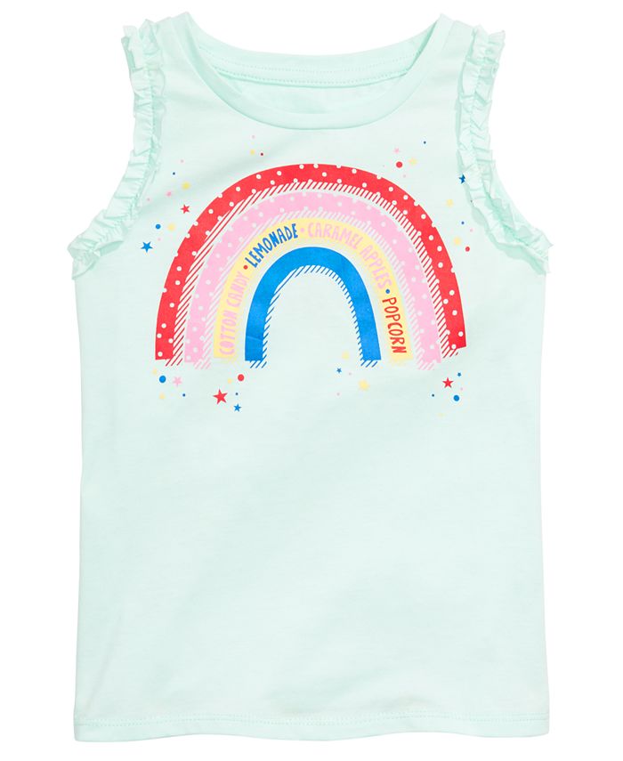 Epic Threads Toddler Girls Rainbow Ruffle Tank Top, Created for Macy's