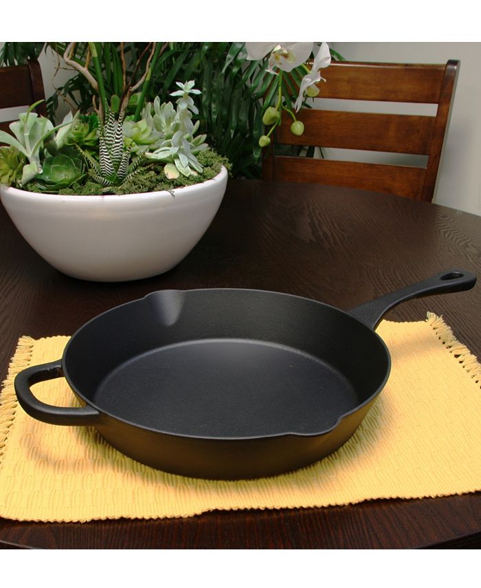 Gibson Crock Pot Artisan 12" Round Preseason Cast Iron Skillet Macy's