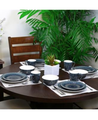 Petra 16 Pc. Dinnerware Set, Service for 4