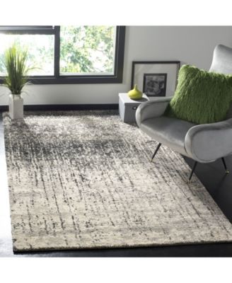 Retro RET2770 Black and Gray 8' x 10' Area Rug