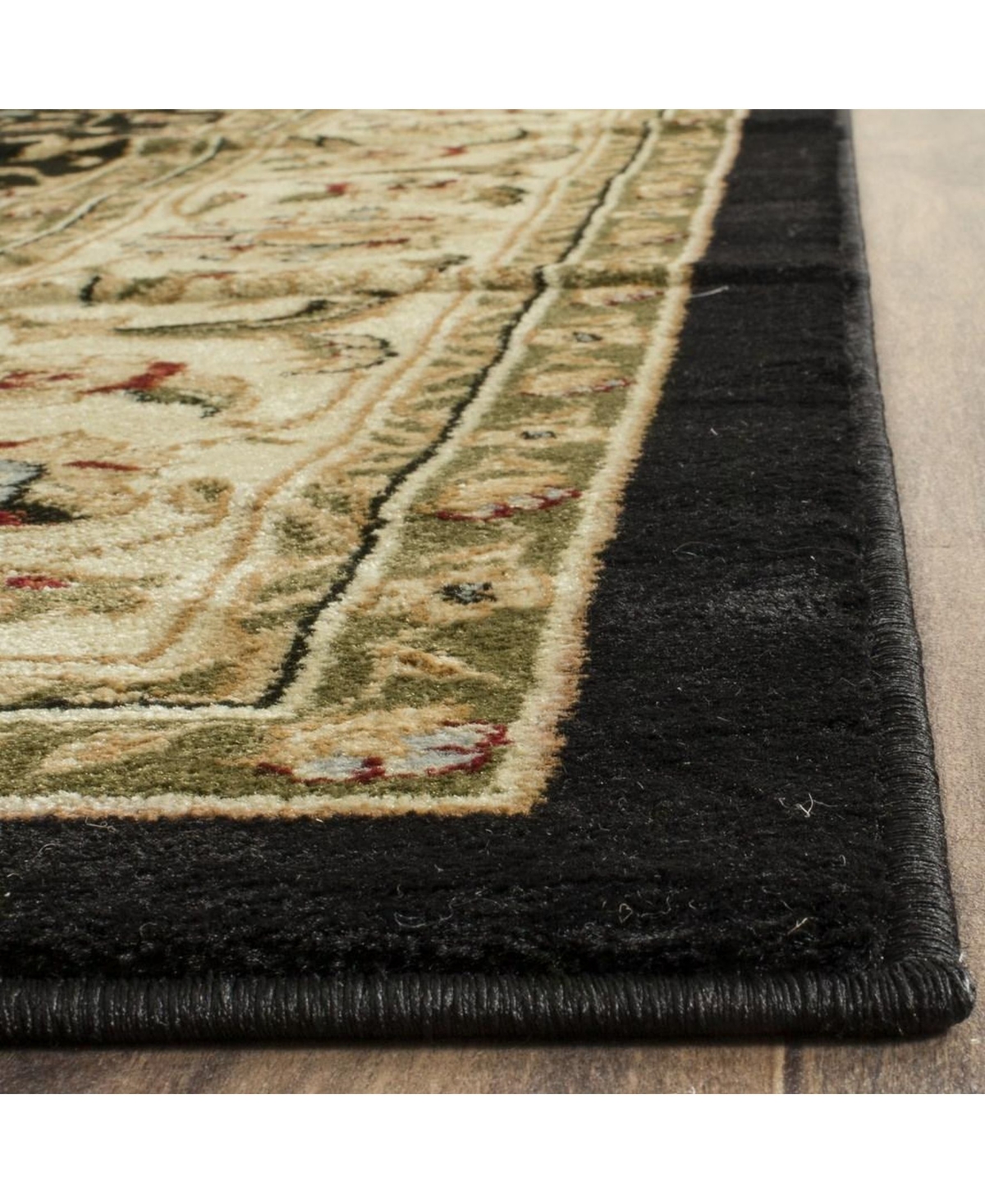 Safavieh Lyndhurst LNH316and Ivory Area Rug - Black