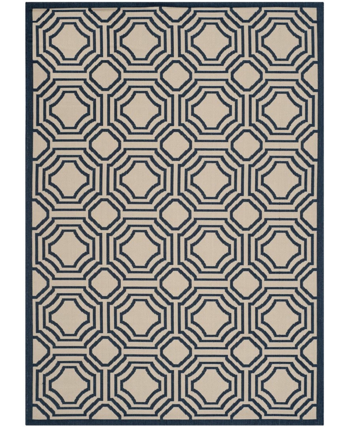 Safavieh Courtyard CY6112and Navy 5'3