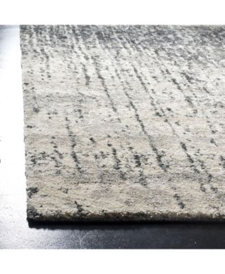 Retro RET2770 Black and Gray 5' x 8' Area Rug