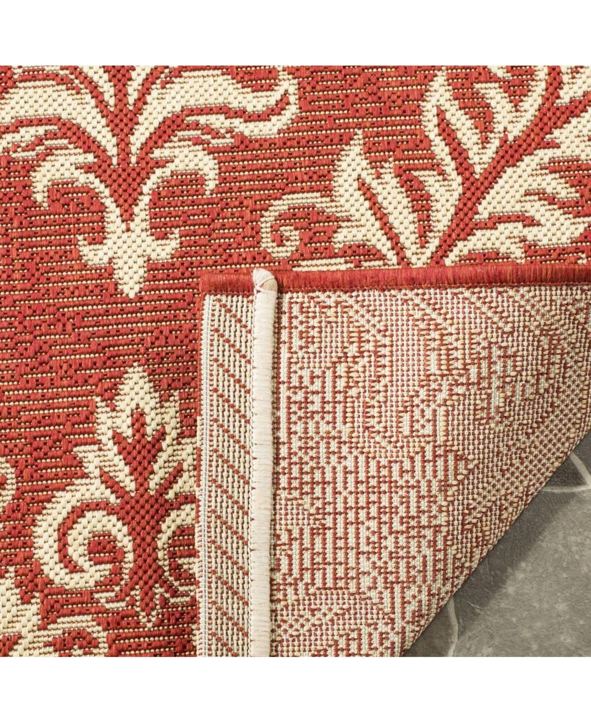 Safavieh Courtyard CY6930 and Creme 5'3" x 7'7" Outdoor Area Rug