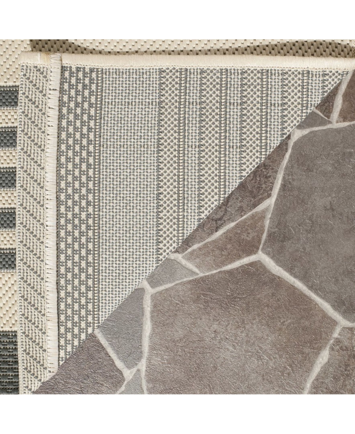 Safavieh Courtyard CY6062 Gray and Bone 5'7