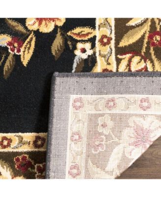 Lyndhurst LNH557 Black and Brown 5'3" x 7'6" Area Rug