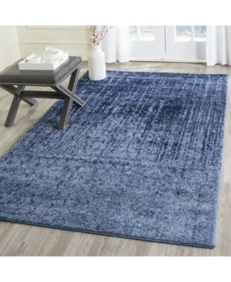 Retro RET2770 Light Blue and Blue 5' x 8' Area Rug