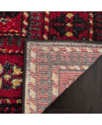Vintage Hamadan VTH213 Red and Multi 5'3" x 7'6" Area Rug