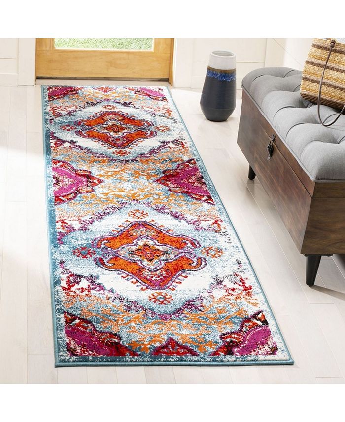 Safavieh Cherokee CHR912 Light Blue and Fuchsia 2'3