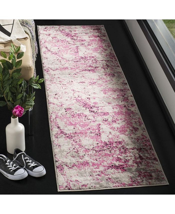 Safavieh Skyler Pink and Ivory 2' x 8' Runner Area Rug Macy's