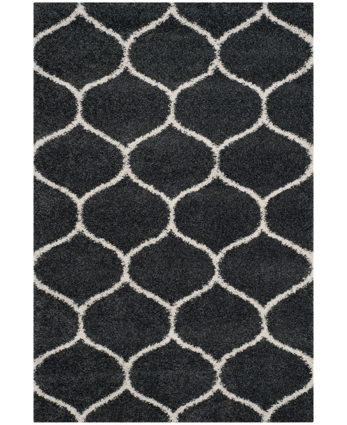 Safavieh Hudson 5'1in x 7'6in Area Rug - Dark Grey/Ivory