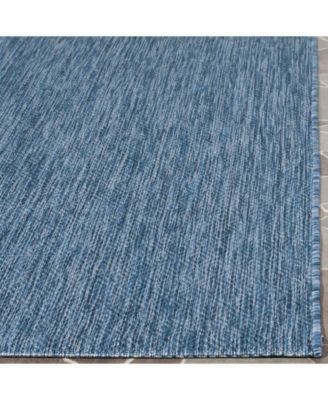 Courtyard CY8520 Navy 5'3" x 7'7" Outdoor Area Rug