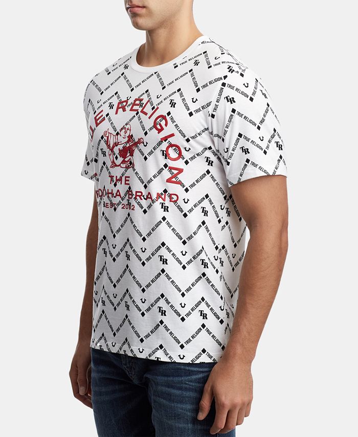 True Religion Men's Monogram Graphic T-Shirt - Macy's