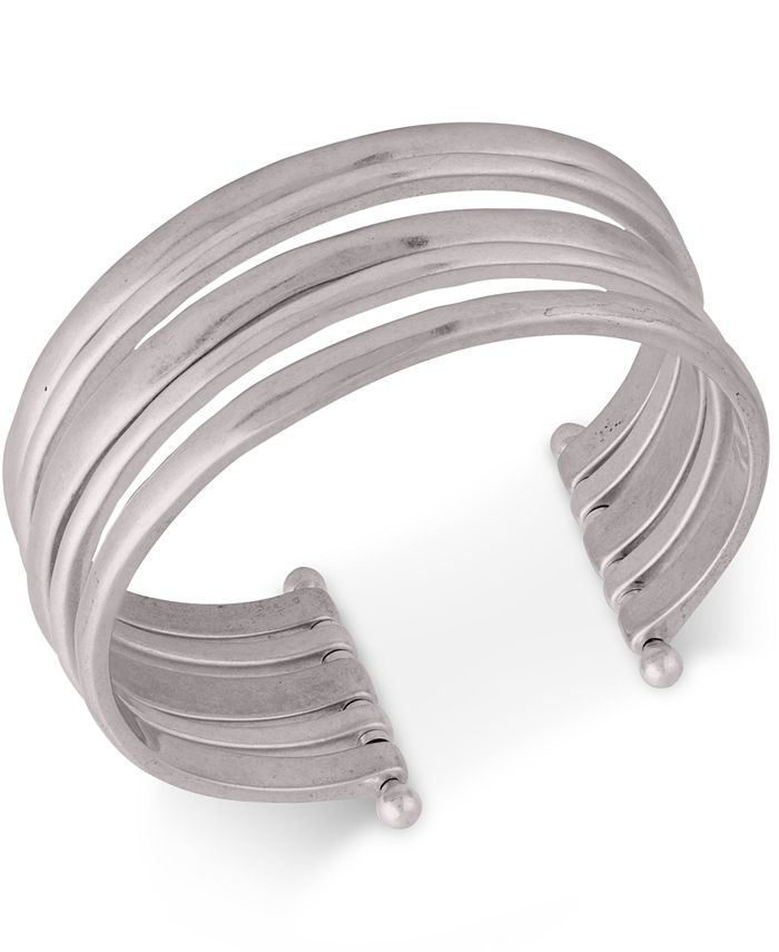Lucky Brand Multi-Row Cuff Bracelet - Silver