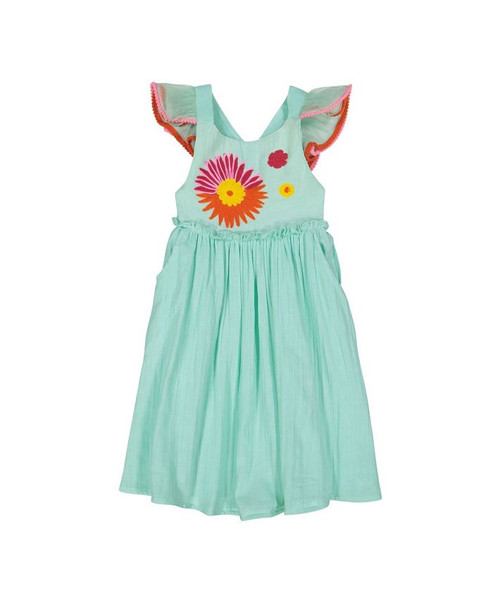 Masala Baby Girls Diya Dress Flower - Macy's