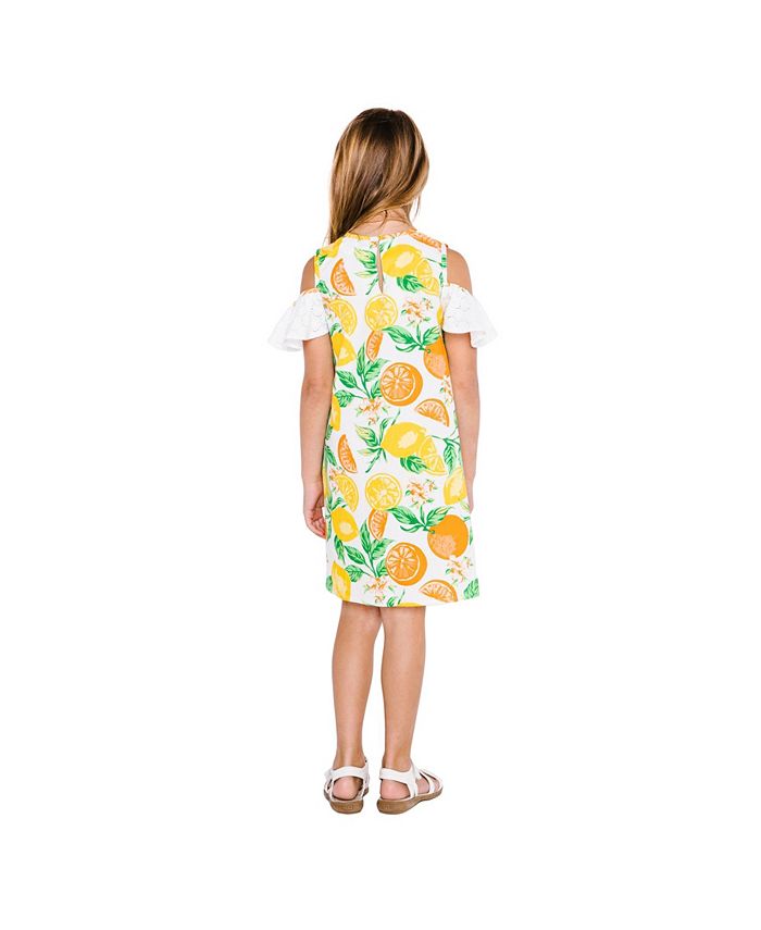 Masala Baby Girls Layla Dress Citrus Blossom - Macy's