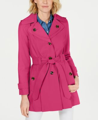 London Fog Hooded Water Repellent Trench Coat Macy s