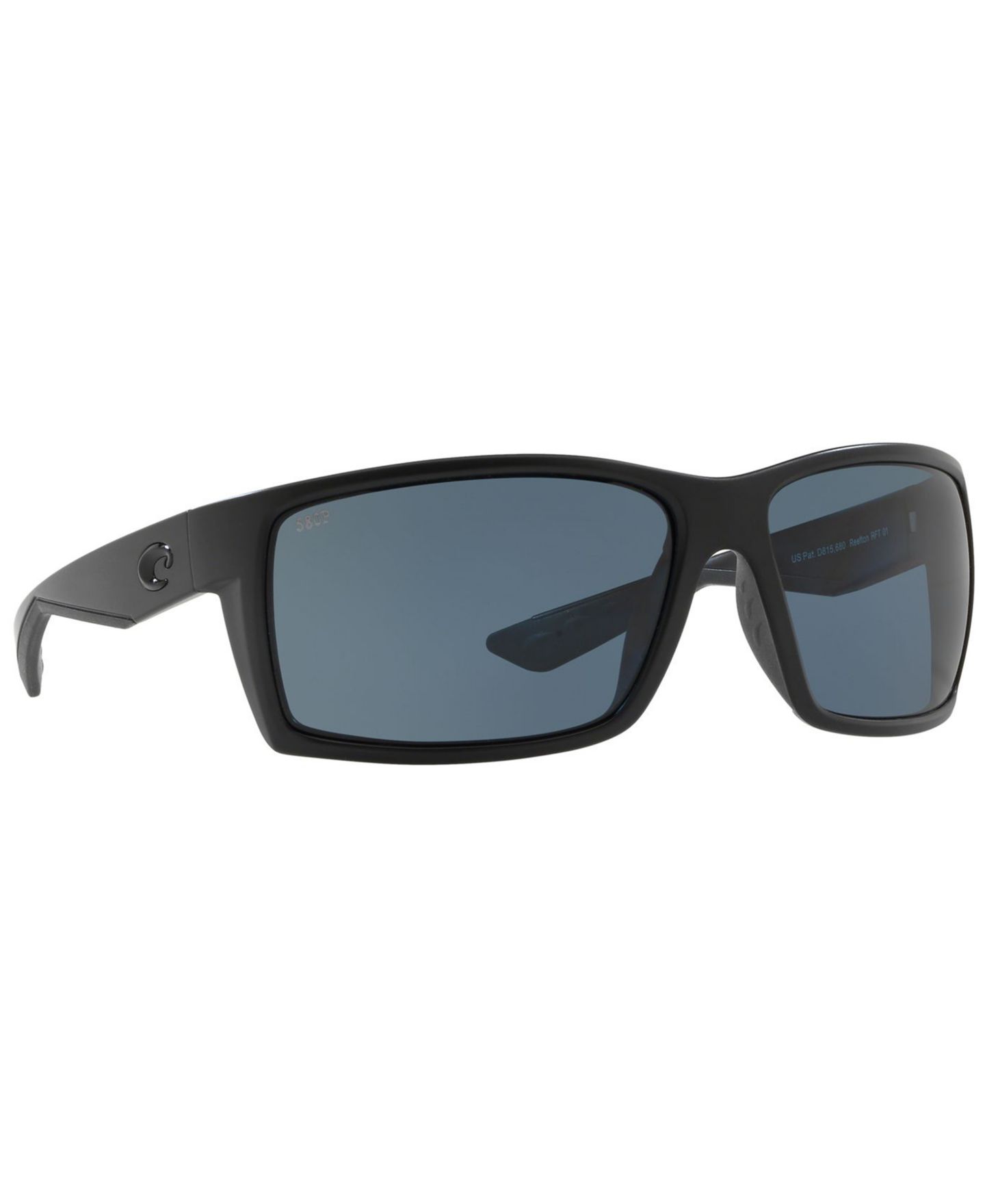 Мужские солнцезащитные очки Costa Del Mar Polarized, Reefton 64, цвет: Чёрный / Серый — фото 3