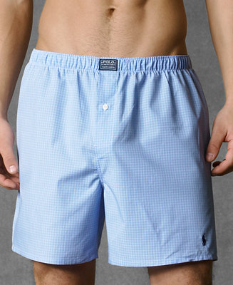 Polo Ralph Lauren Men's Underwear, Woven Boxer & Reviews - Underwear ...