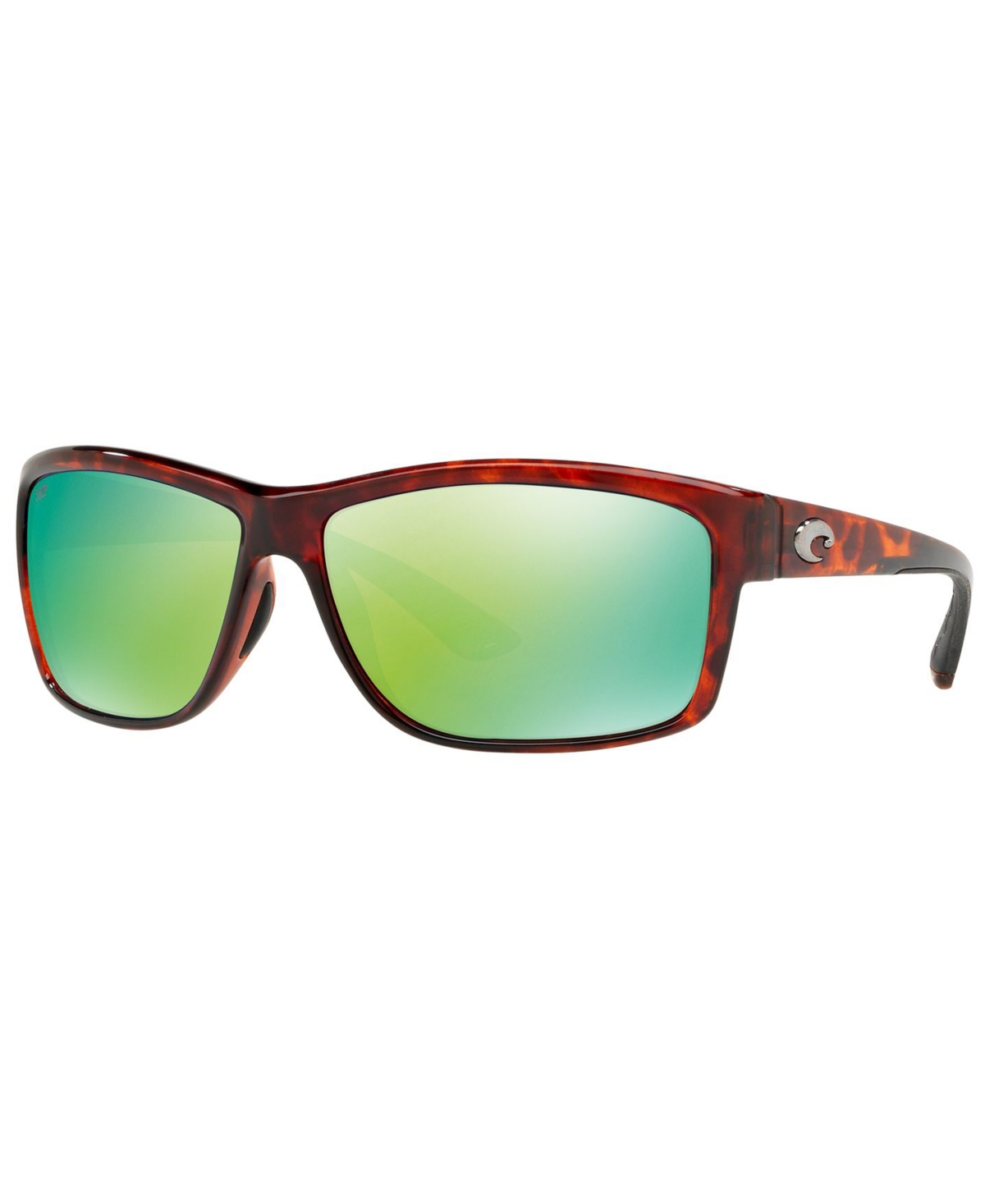 Costa Del Mar Polarized Sunglasses, Cdm Mag Bay 06s000163 63p In Tortoise,green Mir Pol